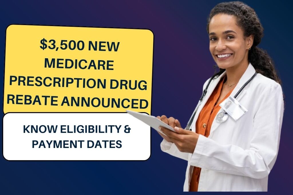 $3,500 New Medicare Prescription Drug Rebate Announced: Know Eligibility & Payment Dates